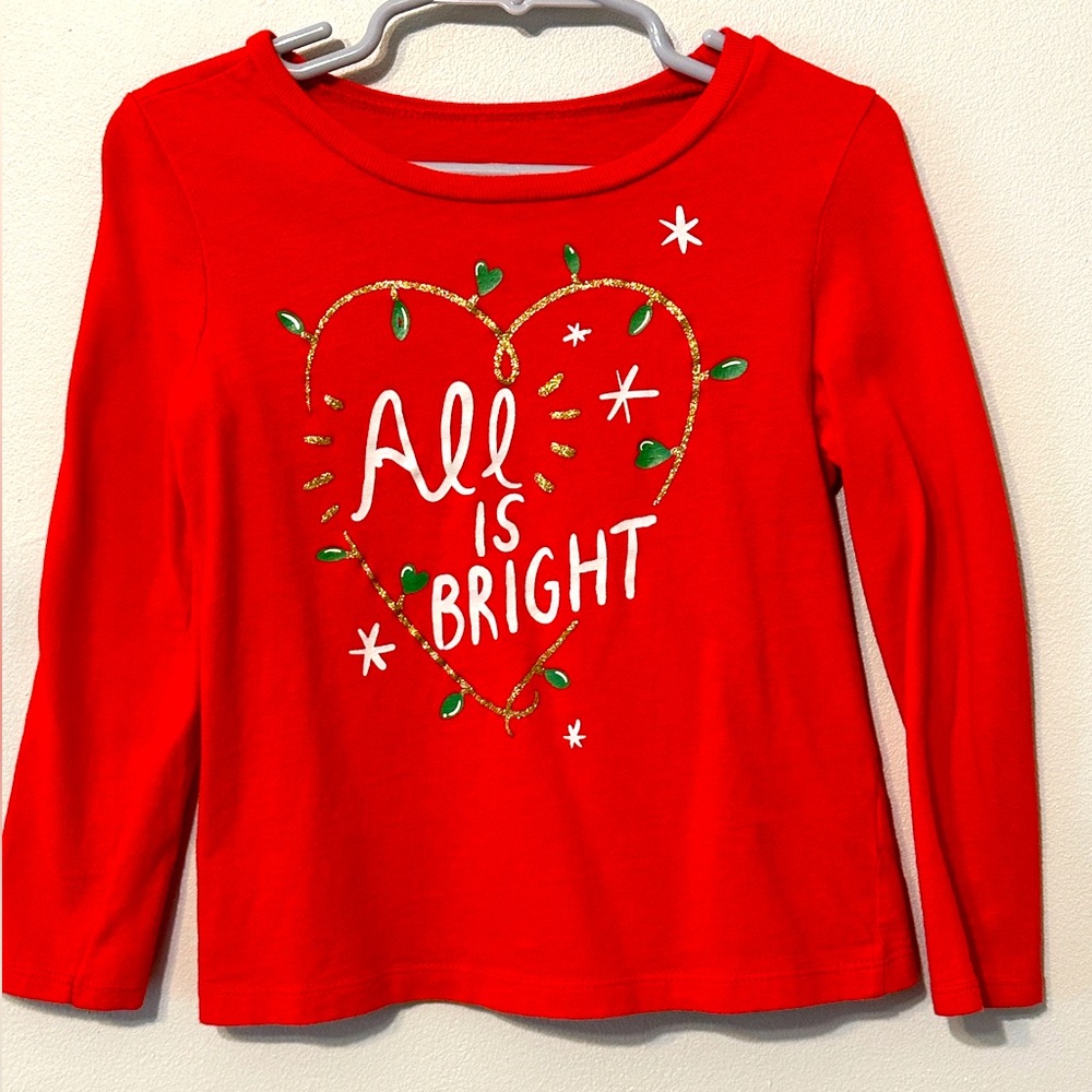 Carters long sleeve Holiday T-Shirt - Picture 1 of 3